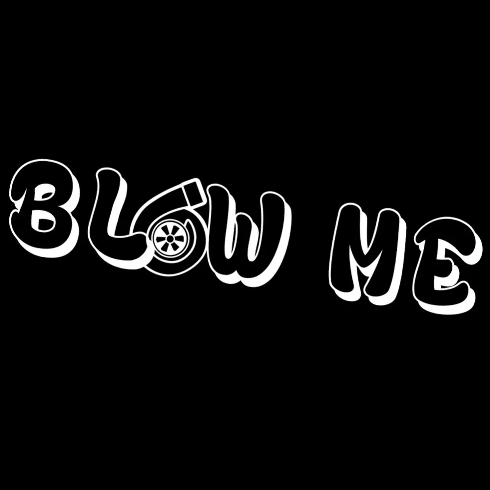 25*8 см смешной декор Blow Me стикер для автомобиля JDM Turbo Boost Наклейка на окно Лобовое