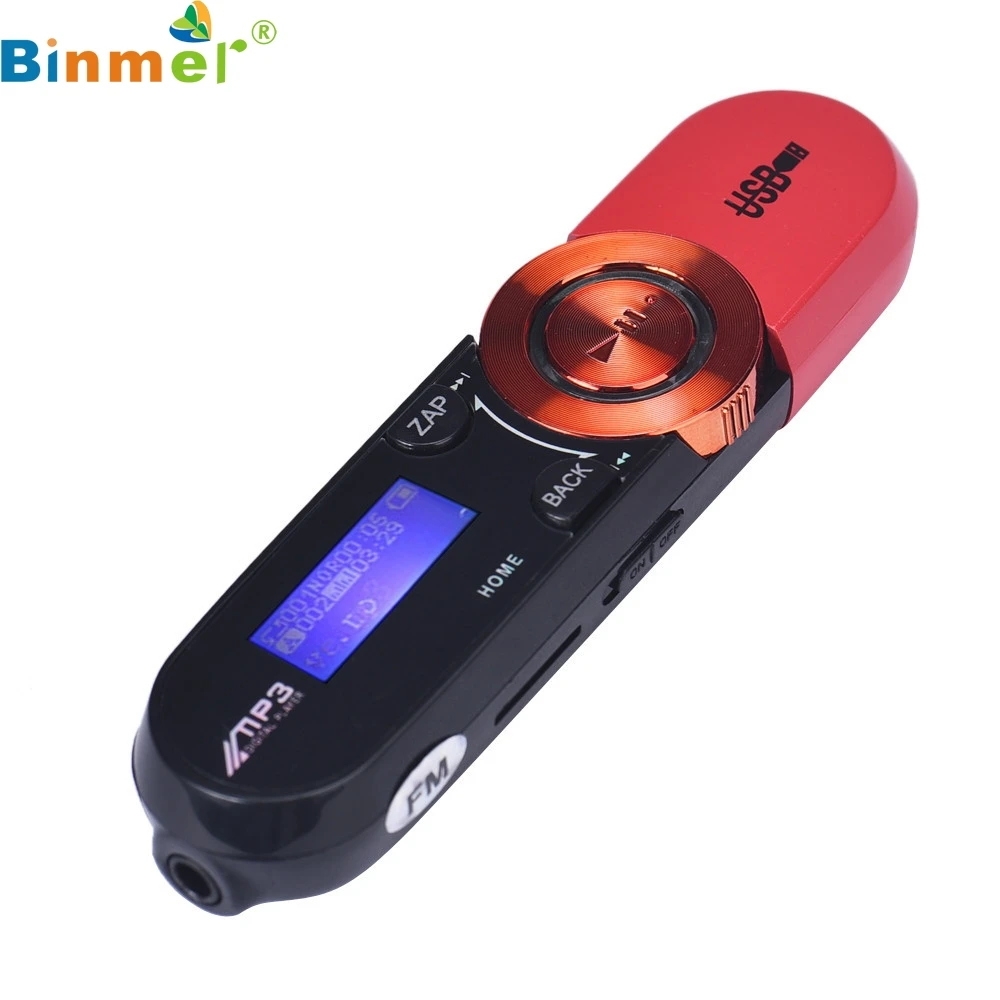 Binmer A18 USB lcd экран 16Гб поддержка флэш TF плеер MP3 музыка fm радио|player mp3|mp3 musictf player |