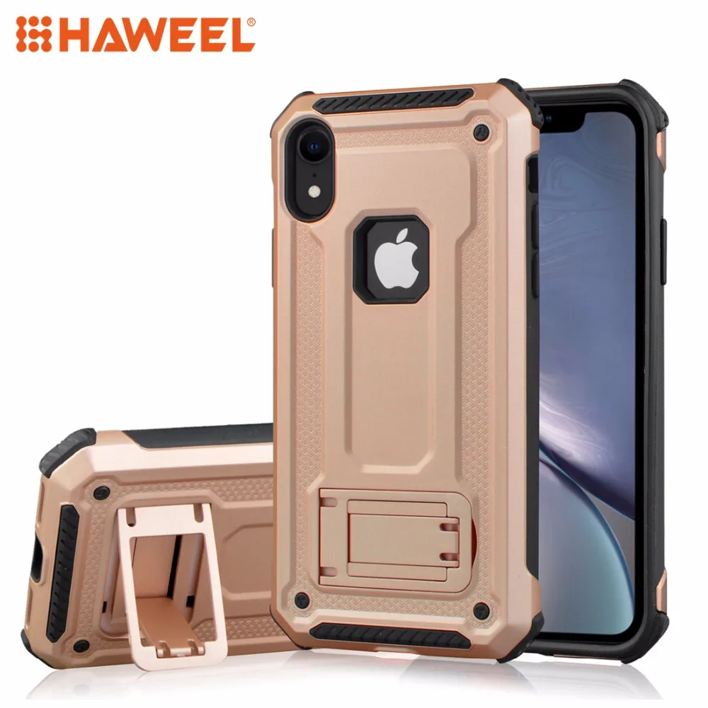 

HAWEEL Shockproof PC + TPU Armor Protective Case for iPhone XR, with Holder