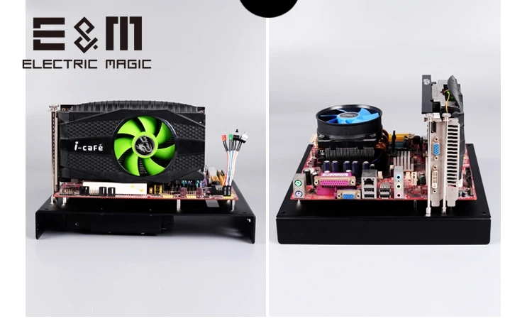 

PC Test Bench Open Air Frame Case Computer Overclock Metal Bracket for M ATX ITX HTPC Motherboard DIY Mod