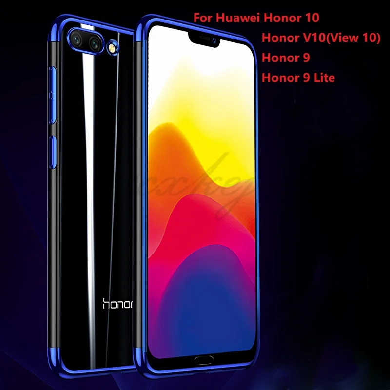 Anxm Мягкий ТПУ чехол для huawei honor 10 V10 View honor 9 9 Lite ультра тонкое прозрачное покрытие блестящий чехол для honor 9 Lite