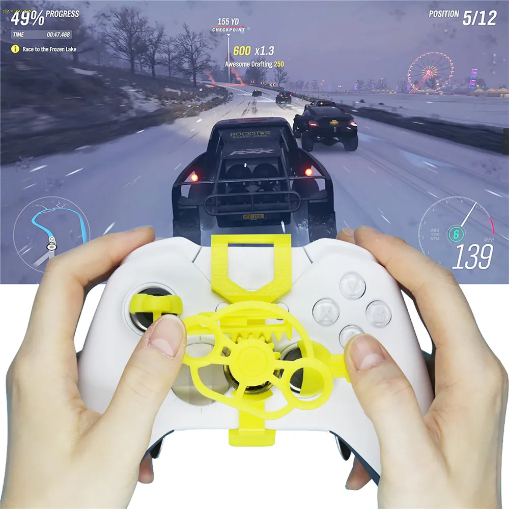 Новый мини контроллер рулевого колеса для Xbox ONE X/ONE S сменный автомобильных гонок