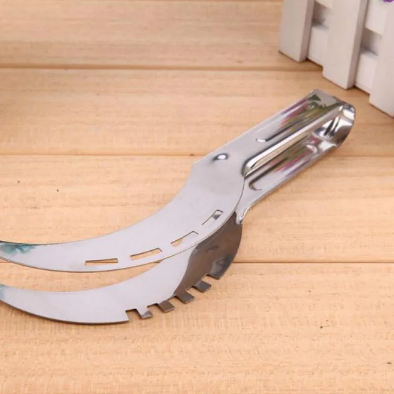 ECTIA Stainless Steel Watermelon Cutter Creative Fruit Tools Kitchen Cutting Accessories Clip Knife High Quality Slicers | Дом и сад