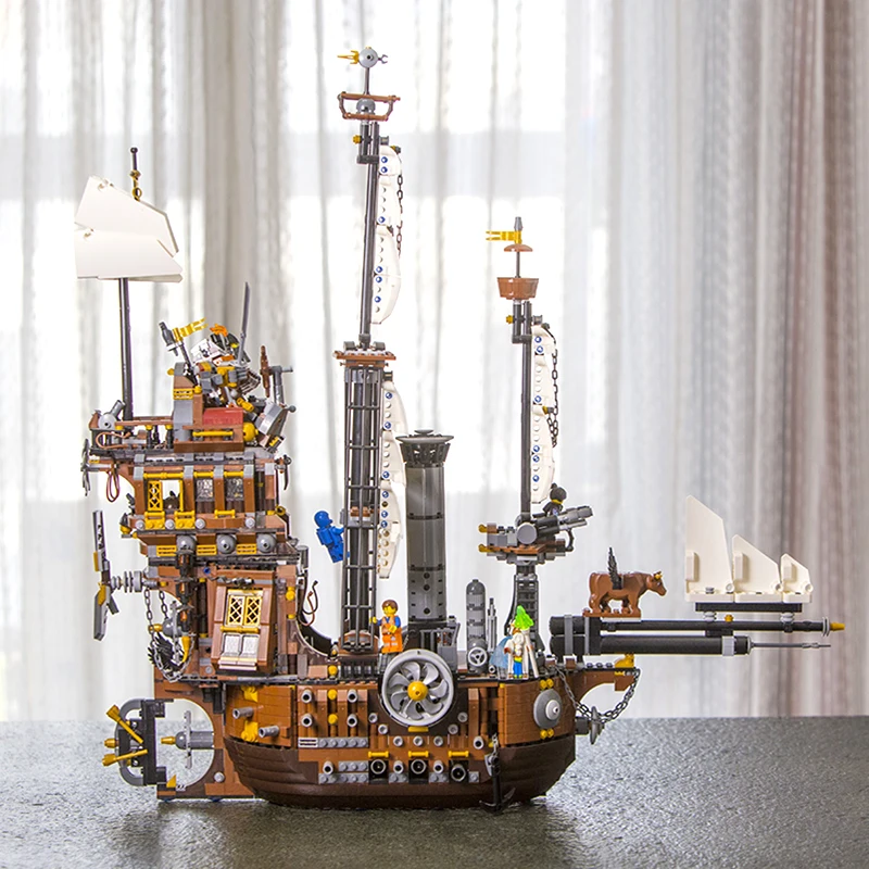 В наличии 16002 пиратский корабль металлическая борода морская корова модель