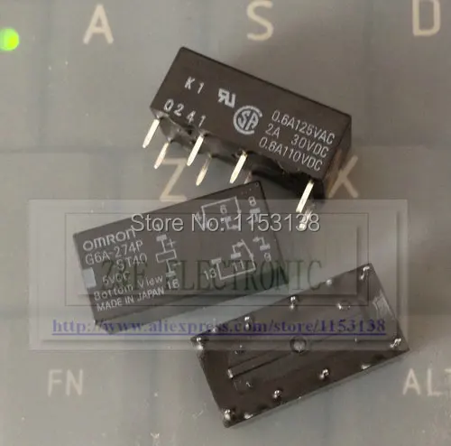 Реле Φ 5VDC G6A 274P ST40 5V New Original 10 шт./лот|relay omron|lot lotrelay 5vdc |