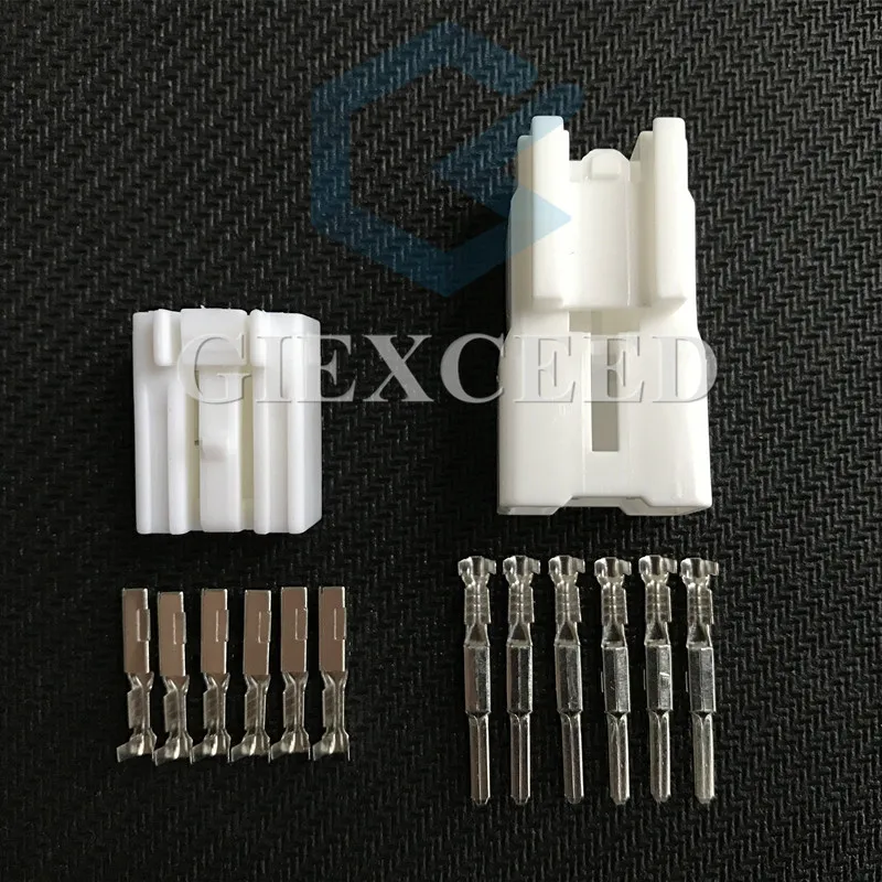 2 комплекта 6 Pin MG651044 MG 651044 автомобильный проводной разъем Женский Мужской Разъем