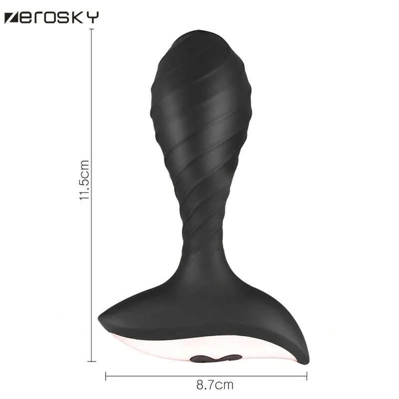 Вибратор фаллоимитатор Zerosky массажер простаты USB зарядка Анальная пробка