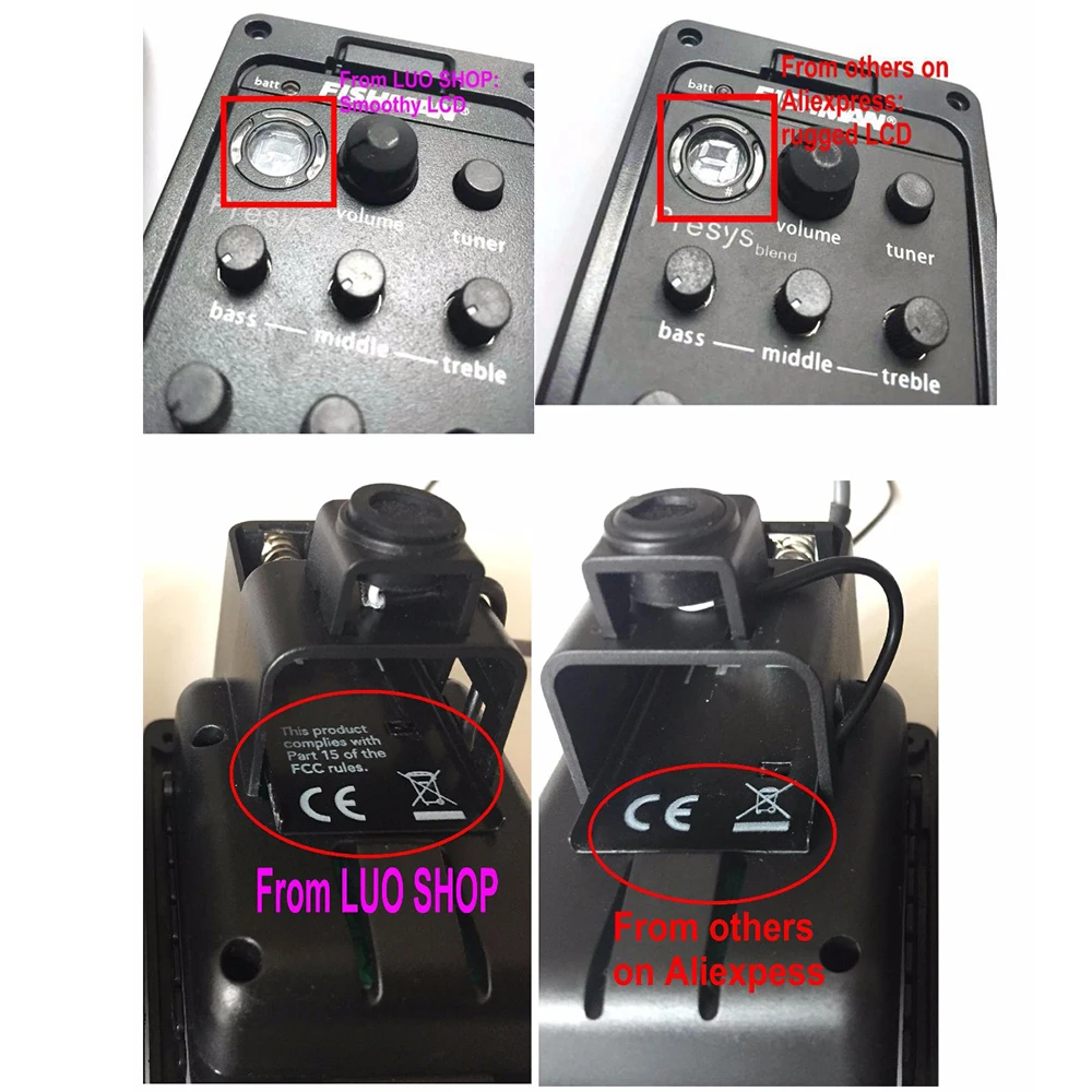 Высококачественный OEM тюнер FISHMAN Presys 301 двухрежимный предусилитель с микрофоном