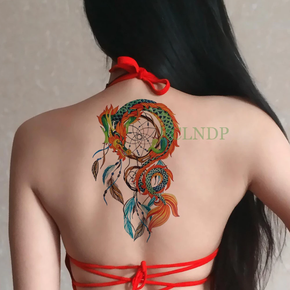 

Waterproof Temporary Tattoo Sticker dreamcatcher dream catcher tatto stickers flash tatoo fake tattoos for women
