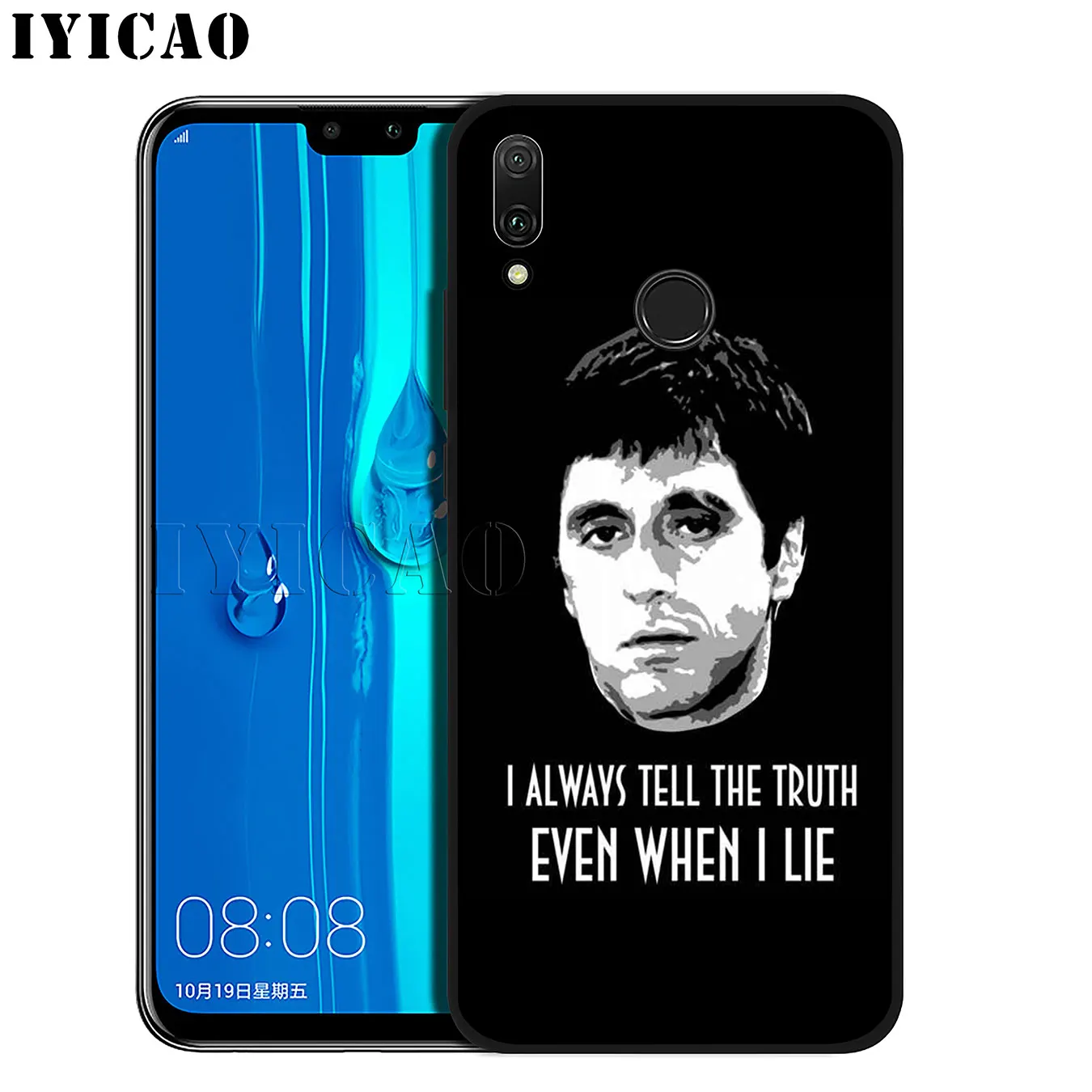 Scarface Tony Montana Luxury High-end Protector Soft Case for Huawei Mate 30 20 10 Pro Nova 5I 5T 5 4 4E 3i 3 2i Lite Smart |