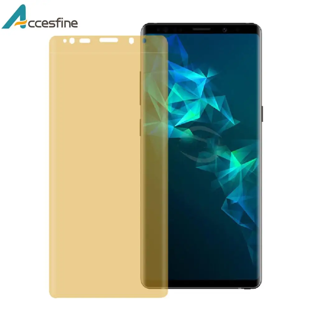 Мягкий ТПУ гидрогель протектор экрана для Samsung Galaxy Note 9 8 S8 S9 Plus M10 M20 M30 полное