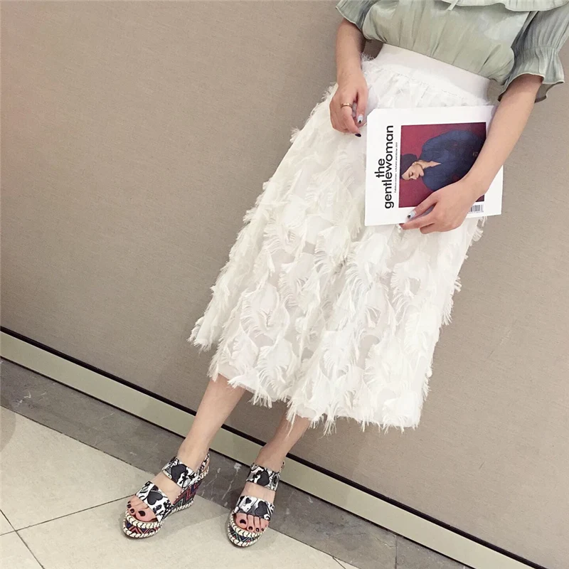 Summer Fashion Women Platform Sandals Luxury Designer High Heels Wedge Sandals Novelty Peep Toe Cork Sandals Party Shoes