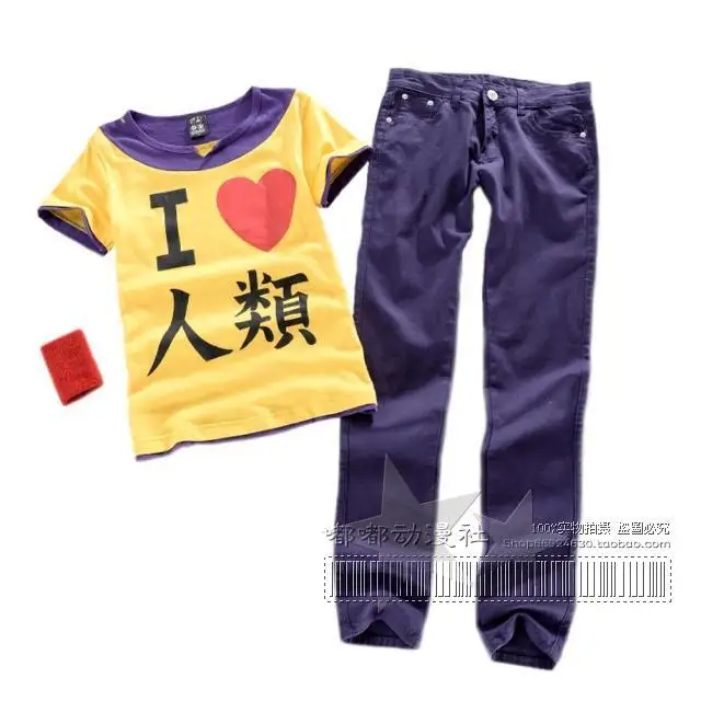 

NO GAME NO LIFE Sora Cosplay Costume The game of life cosplay costumes tops+pants