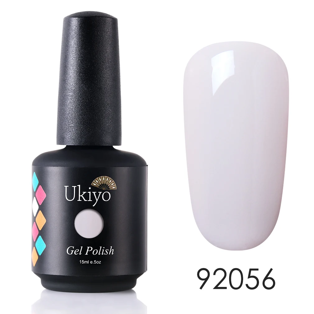 H92056 Ukiyo 15 мл Чистый Цвет Гель-лак для ногтей Vernis полуперманентный УФ-гель для ногтей впитывающий Гель-лак для ногтей - Цвет: H92056