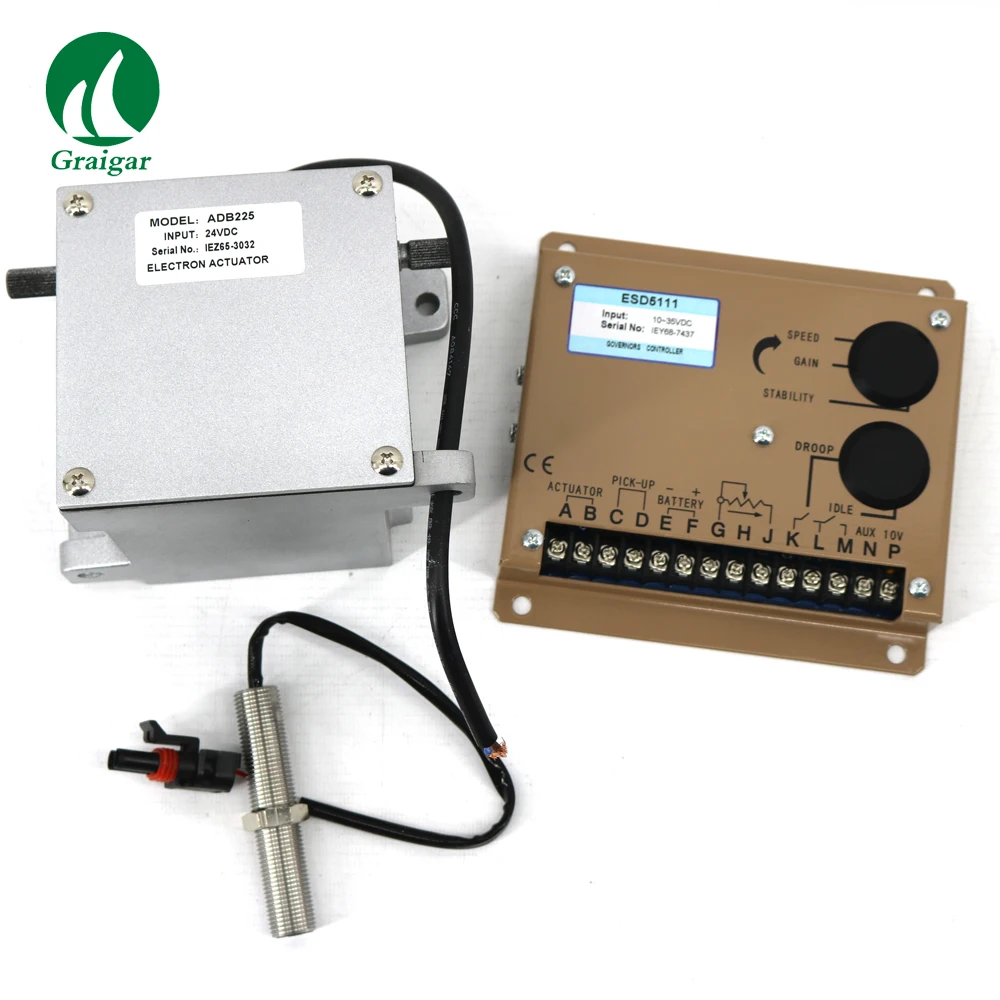 

Контроллер скорости ESD5111 + Датчик скорости 3034572 + внешний привод ADB225