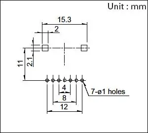 2PCS/LOT Taiwan Dili peak RK14 double 7 pin potentiometer B10K shaft length 28MM power amplifier volume | Обустройство дома