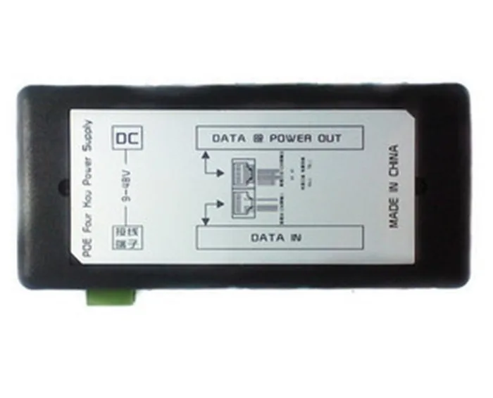 

4 LAN Ports Passive Power Over Ethernet Module Injector DC 9-48V IP Camera Power supply PoE switch adapter PoE box