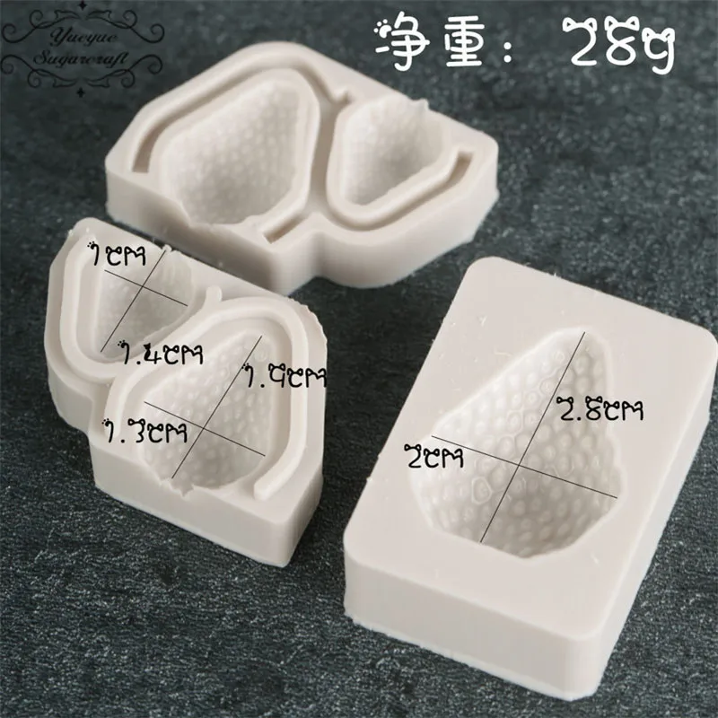 Yueyue Sugarcraft клубника силиконовая форма для торта помадка украшения инструменты