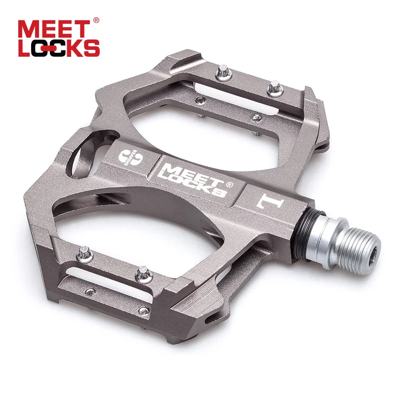 MEETLOCKS велосипедная педаль алюминиевый корпус Cr Mo CNC механический шпиндель с