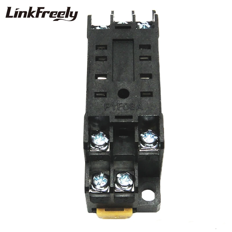PYF08A Φ 2NO + 2NC 8 контактное реле монтажное базовое держатель розетки для USB HH52P
