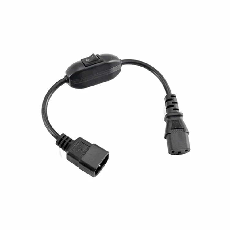 C14-C13 удлинитель питания IEC 320 C13 мама к C14 папа с 10 А выключателем | Компьютеры и офис