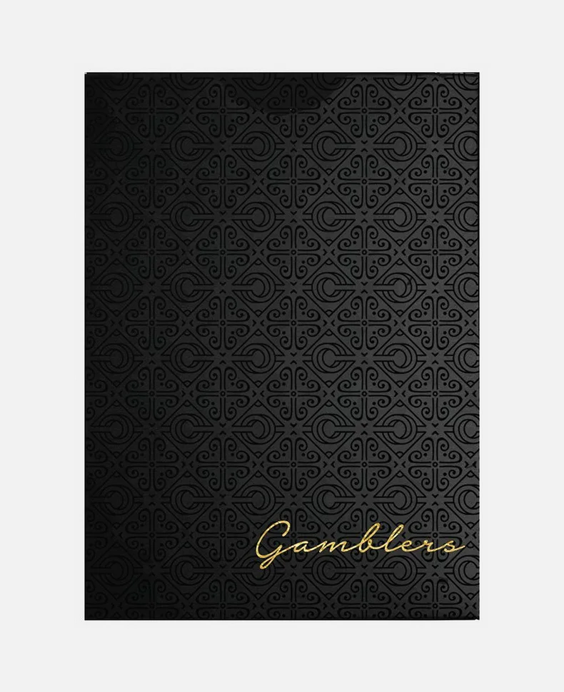 Gambler's Playing Cards(Borderless Black) by Christofer Lacoste and Drop Thirty Magic Props