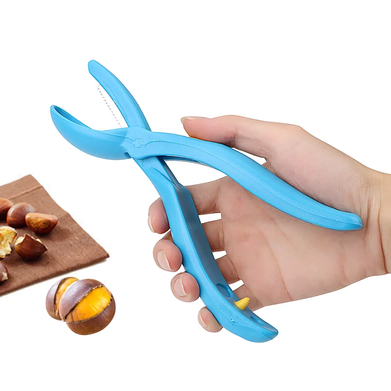 

Stainless Steel Nut Crackers Practical Walnut Pliers Clamp Chestnut Clip Pecan Nut Sheller Chestnut Cutter Kitchen Tool