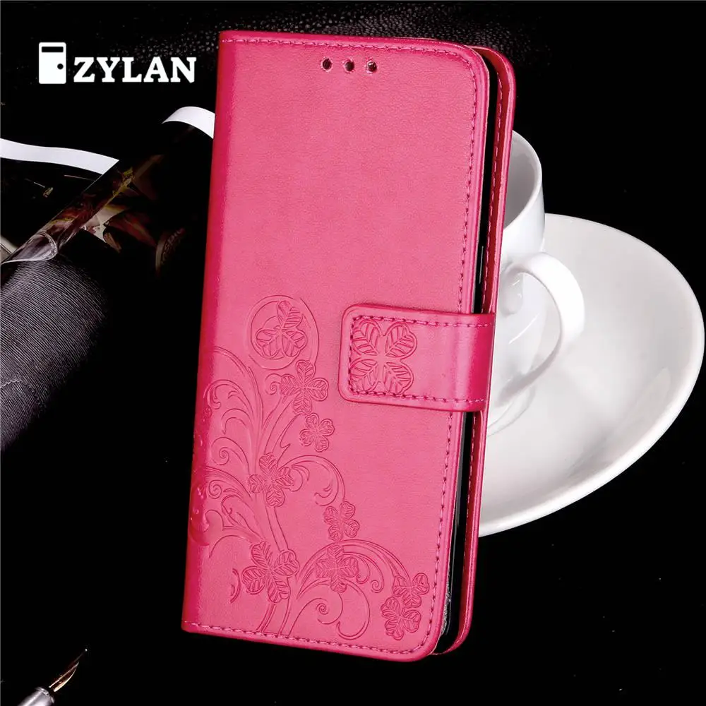 ZYLAN Flower Flip Leather Shockproof Case Cover Stand for HUAWEI Y5 2018 Nova3 Nova 3 &amp FREE GIFT | Мобильные телефоны и
