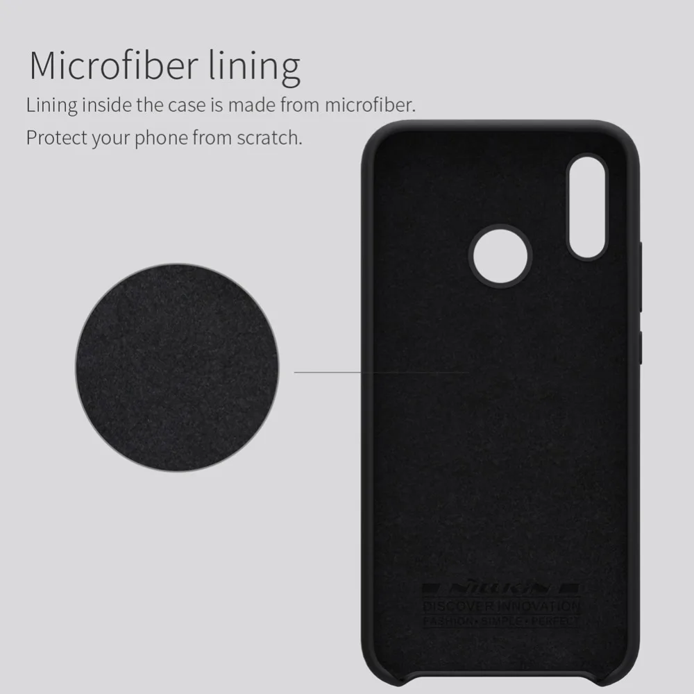 funda for huawei p20 lite case cover NILLKIN Liquid Smooth Silicone For nova 3e 5.84'' luxury protection bags |