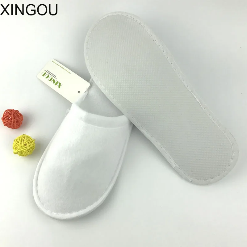 5 пар распродажа домашние тапочки однотонные Нескользящие Домашние хлопковые