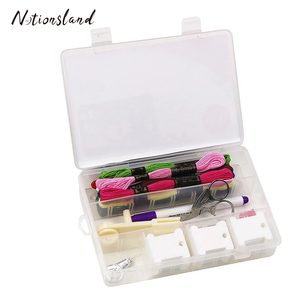 Полный набор инструментов для вышивки крестиком с ножницами Вышивальная нить