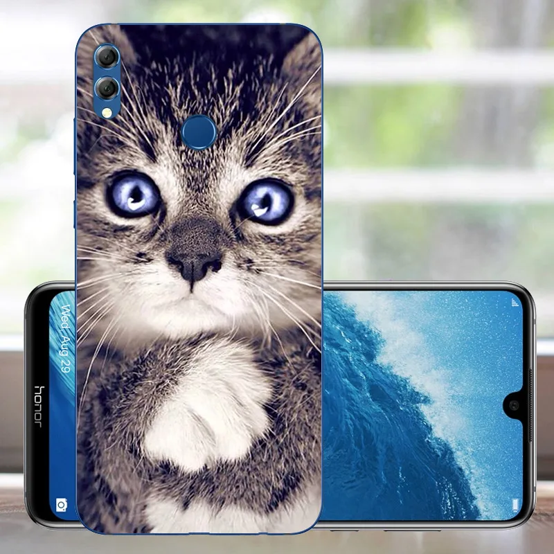 Чехол 6 5 дюйма для Huawei Honor 8X силиконовый мягкий чехол из ТПУ 8 X чехлы с полной