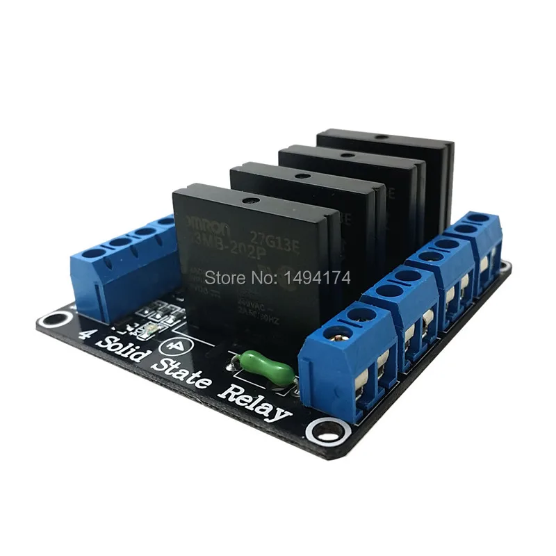 WQScosea Q8S 99 DC 5V 4 канальный высокоуровневый триггер сигнала SSD G3MB 202P твердотельный