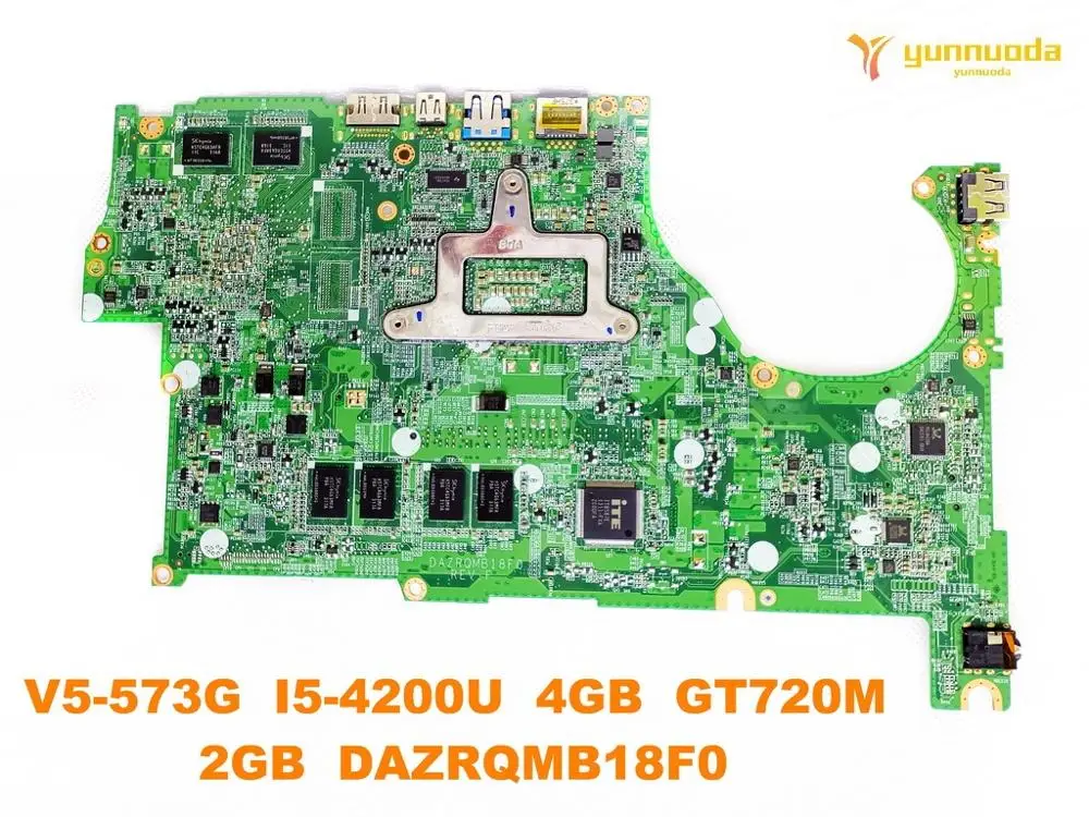 Оригинальный Для ACER V5 573G Материнская плата ноутбука I5 4200U 4 Гб GT720M 2 DAZRQMB18F0