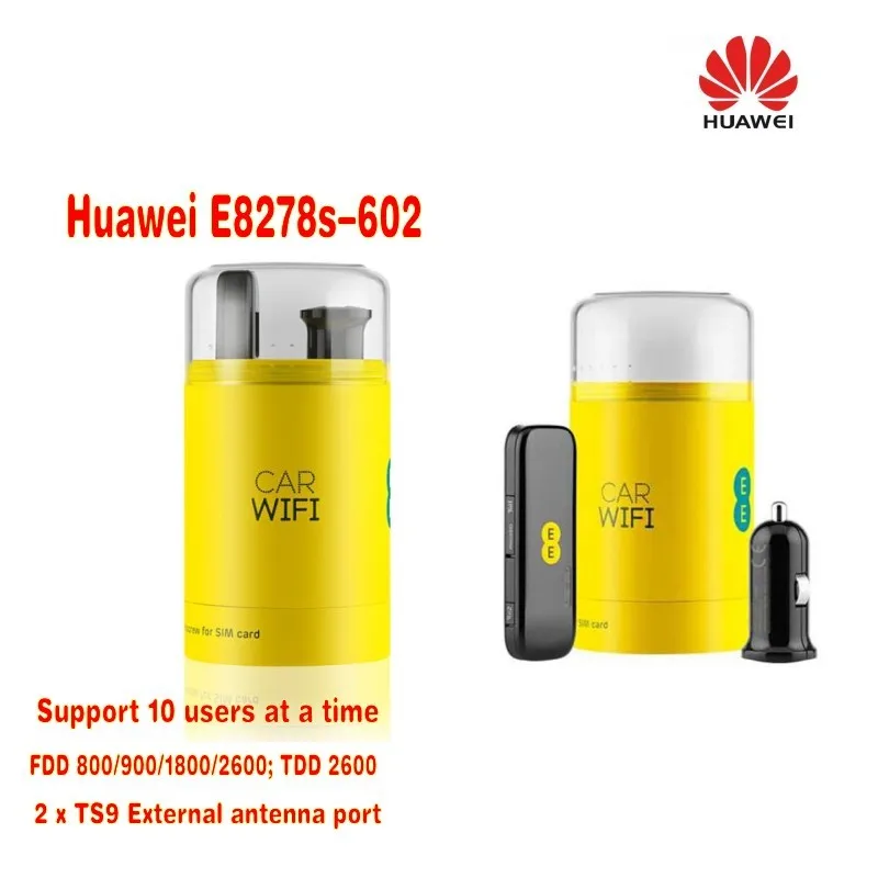 Huawei 4g Lte Cat.4 разблокированный модем и Wi Fi роутер Новый в коробке плюс 49dbi 4G LTE