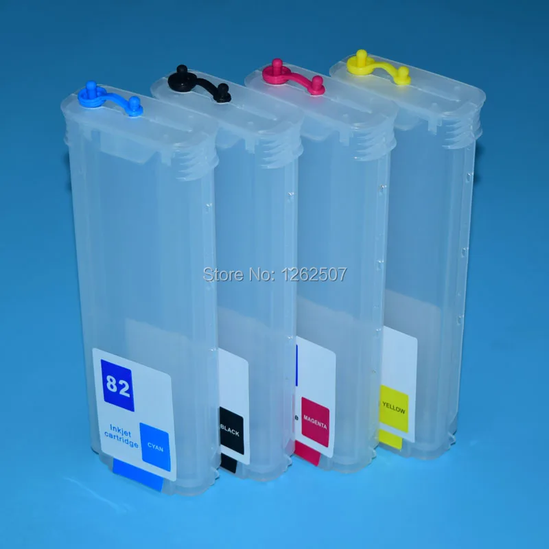 

BOMA-TEAM 280ml*4colors HP82 Bulk Ciss Refill ink cartridge with ARC permanent chips for HP Designjet 510 HP82 for hp 82 Printer