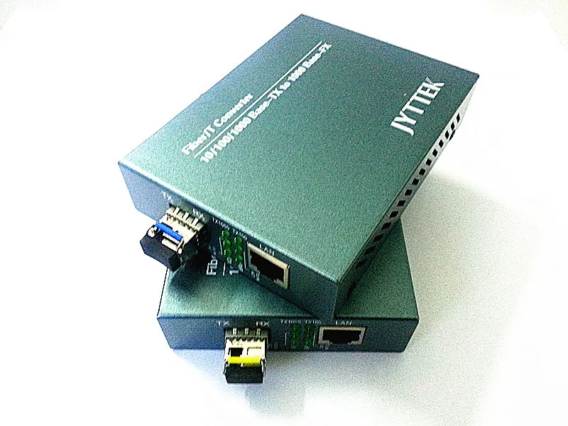 SFP 10/100/1000MBase TX до 1000M FX одномодовый одиночный волоконный 20 км LC 1310/1550