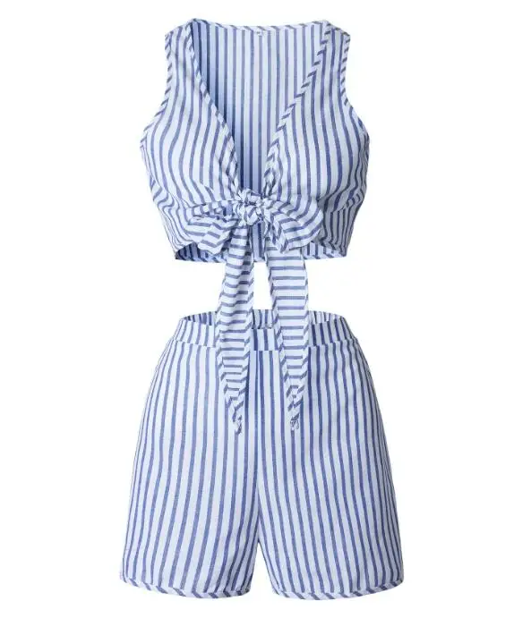 Новинка 2017 года без рукавов Летний Стиль Пляж Комбинезоны для малышек Для женщин