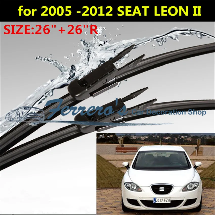 2 шт./лот SG 004 стеклоочистителей для 2005 2012 SEAT LEON II MK2 26 &quot+ 26&quot R Fit Pinch Tab Тип рычаги