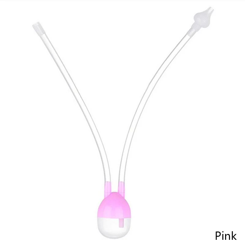 Pink Горячая новинка, вакуумный всасывающий Детский носовой аспиратор, безопасный уход за ребенком, очиститель для носа, infantil, носа, аспиратор, носовая - Цвет: Pink