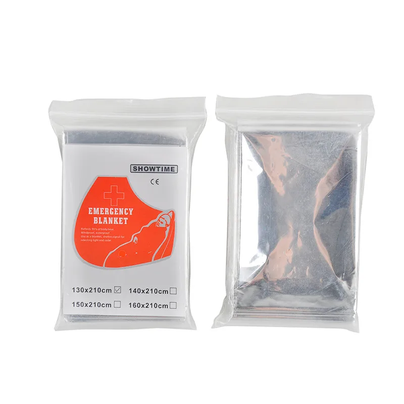 Готовность к стихийным бедствиям аварийное космическое одеяло для кемпинга