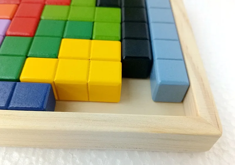 Новая деревянная игра-головоломка, настольная игра тетрис, детская Подставка-головоломка, объемная деревянная головоломка, игрушка в подарок для детей