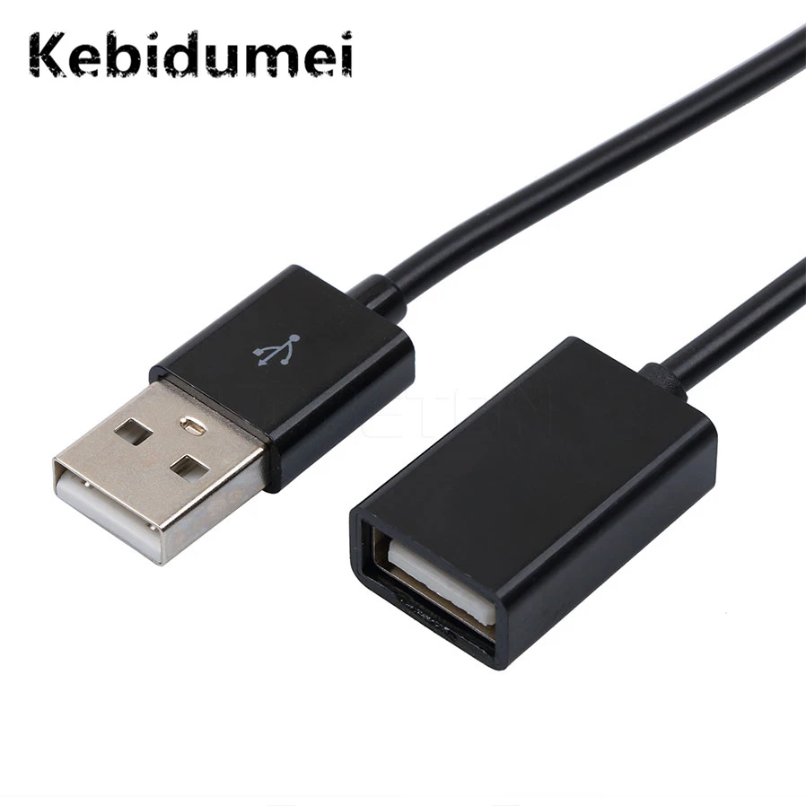 Удлинитель kebidumei 0 5 м 1 USB 2 штекер гнездо УДЛИНИТЕЛЬ шнур цифровые кабели
