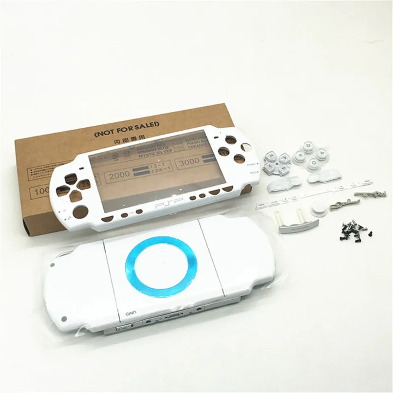 Розовый цвет оболочки для psp 2000 Консоль корпуса чехол с кнопками комплект