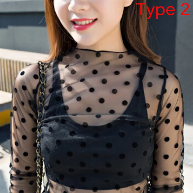 Женская Клубная одежда 1 шт. сексуальная сетчатая Прозрачная Футболка Harajuku