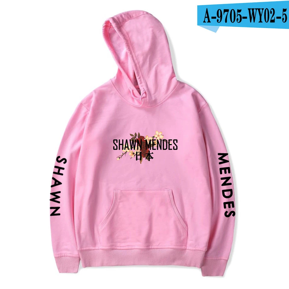Shawn, мужская одежда с капюшоном для женщин/мужчин, одежда для фанатов,, повседневная, Харадзюку, хип-хоп, каваи,, толстовки, свитшоты размера плюс 4XL - Цвет: Pink