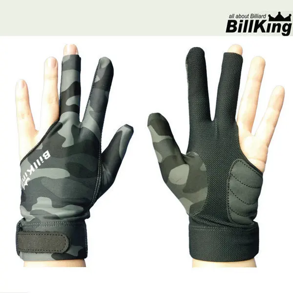 Billiard Pool Cue Gloves Camouflage Snooker Cue Gloves Durable Comfortable Gloves Professional Blilliards Accessories