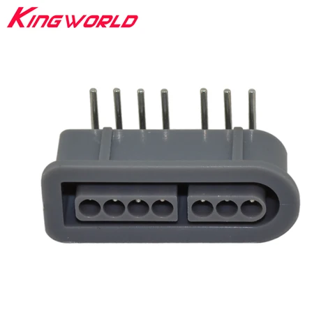 Гнездовой 7-контактный разъем 90 градусов для игрового контроллера консоли SNES