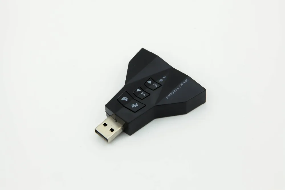 

Microphone MIC Headset 7.1 Ch 3D Audio Card Converter Double Sound Card Virtual 7.1 Channel USB 2.0 Audio Adapter Dual