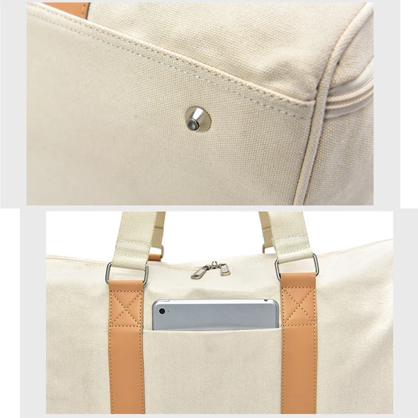 Multifunction Vintage Canvas Men's Travel Bags Carry on Luggage Women Large Tote Handbags for Clothes Shoes | Багаж и сумки